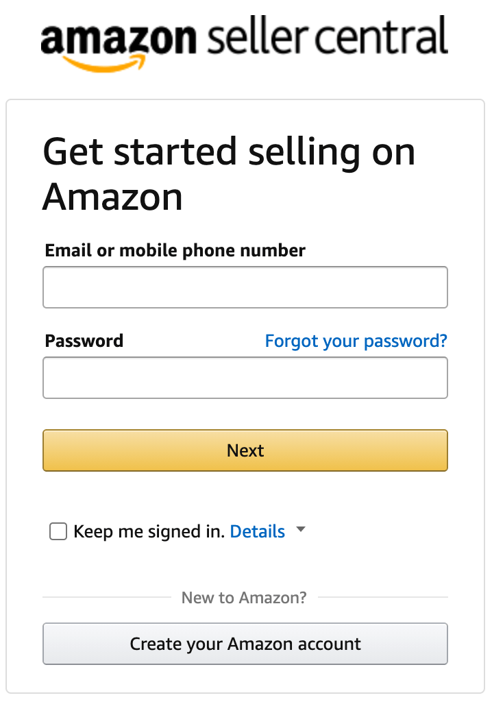 Tham gia vào Amazon MFN bằng cách đăng ký, thiết lập vận chuyển, liệt kê sản phẩm và tự xử lý quy trình hoàn tất