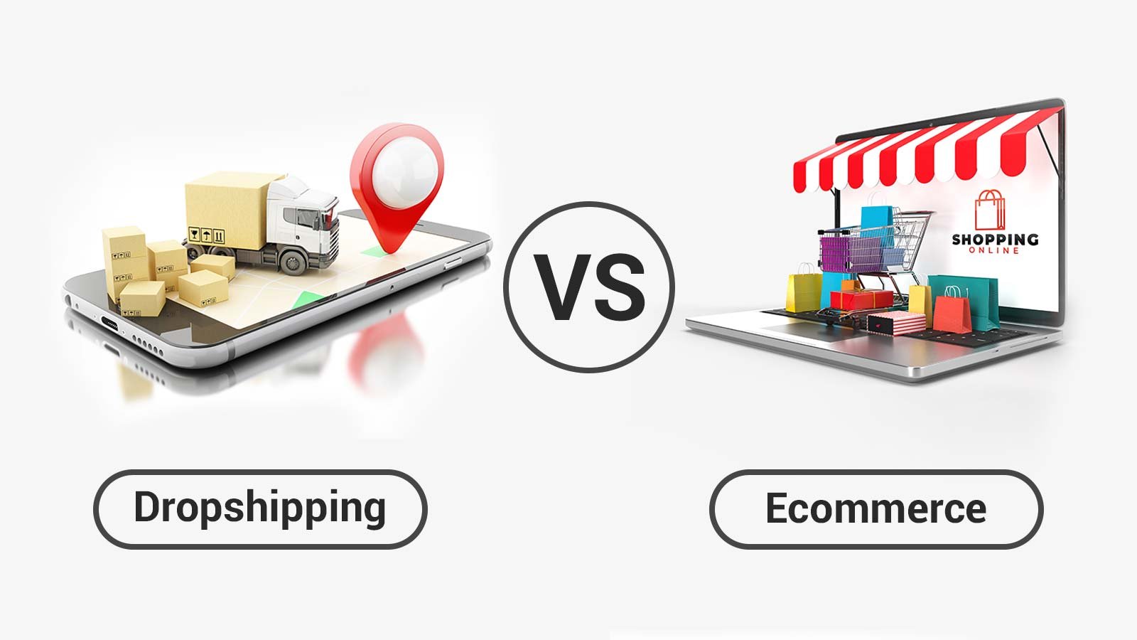 Choosing between dropshipping and e-commerce shipping depends on your goals (Source: Internet)