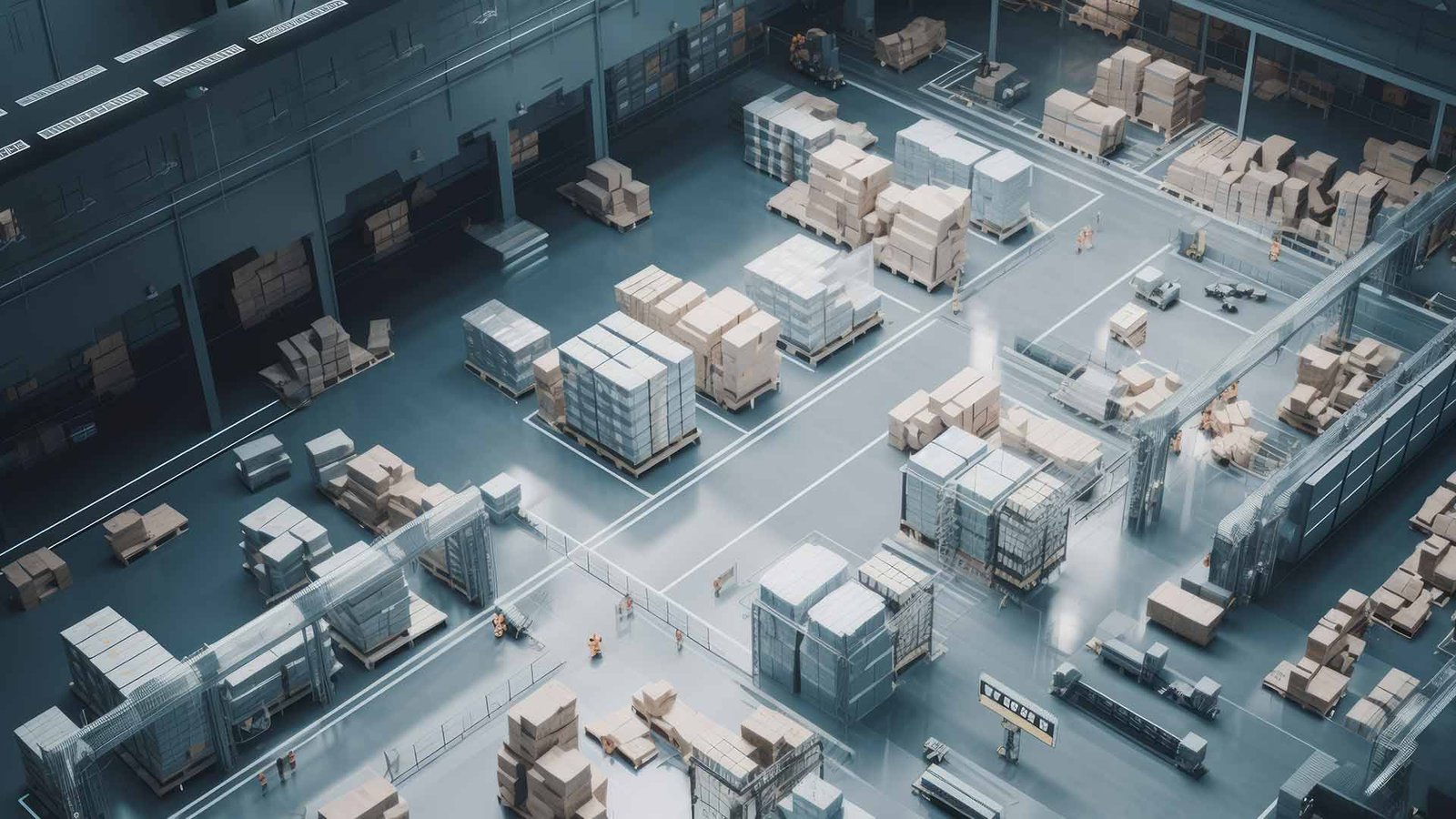 An efficient warehouse layout minimizes travel time and maximizes space by organizing storage based on demand and ensuring clear movement pathways (Source: Internet)