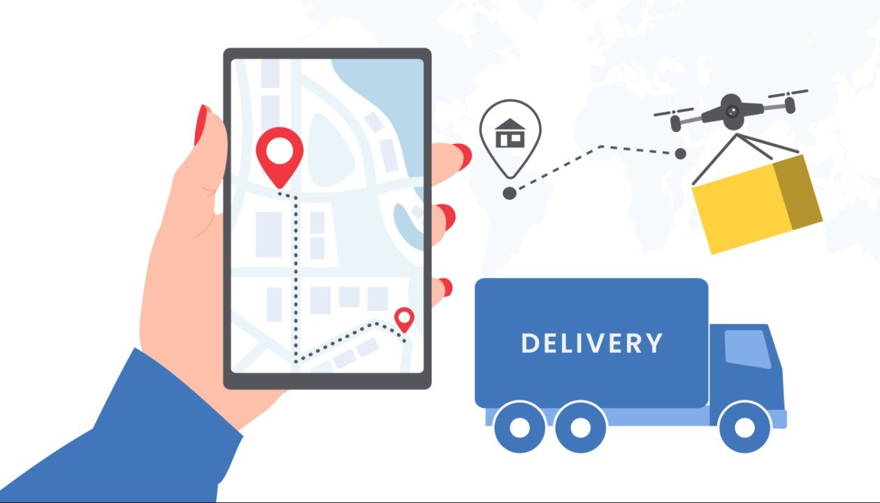 Customer can track the delivery in real time (Source: Internet)