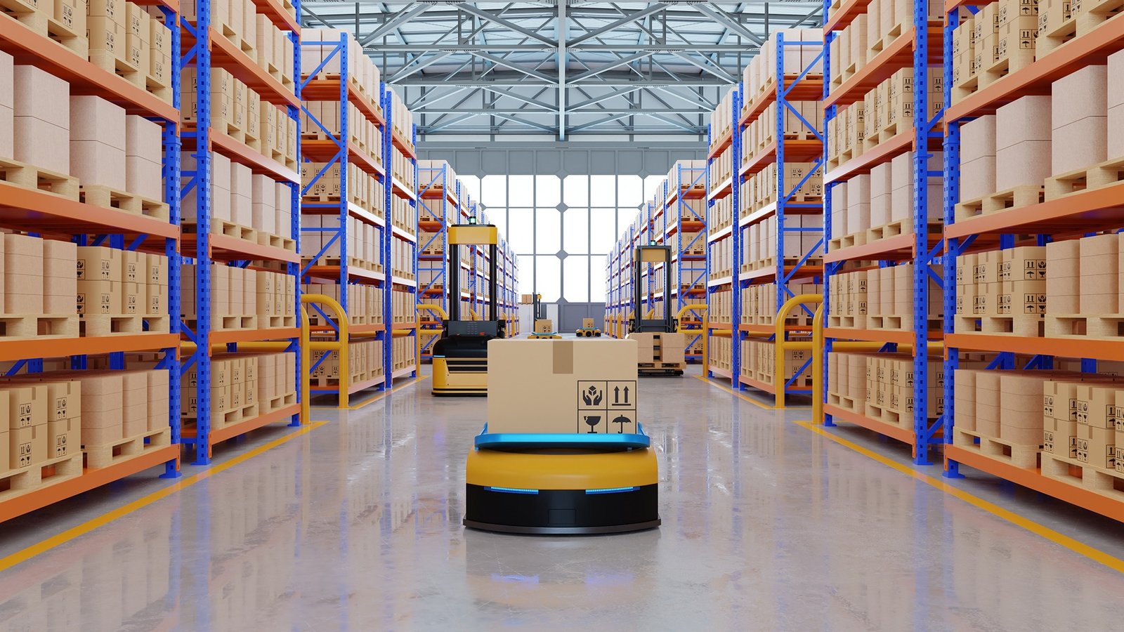 Warehousing is a process of storing goods after buying from suppliers (Source: Internet)